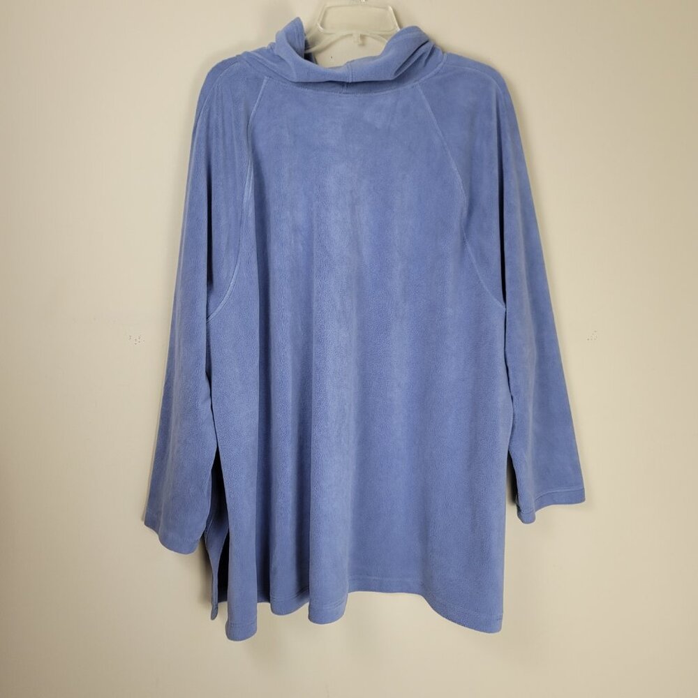 J. Jill Fit Turtleneck Tunic Light Blue - Picture 3 of 10